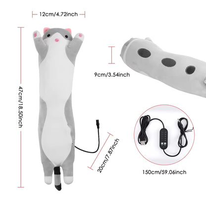 USB-Powered Cute Cat Plush Heating Pad for Period Cramps & Body Relief